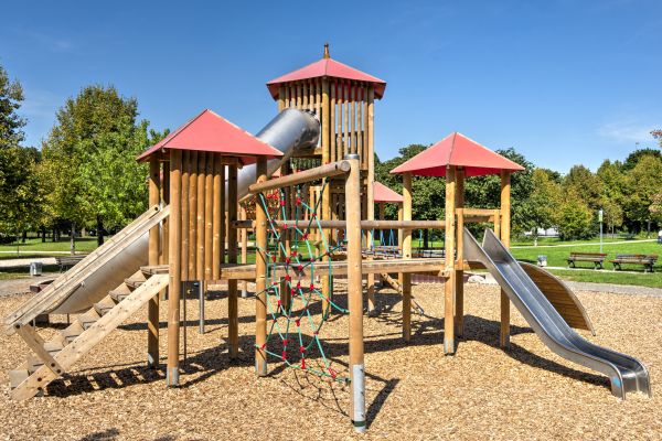 Playground Mulch Installation in Queen Creek