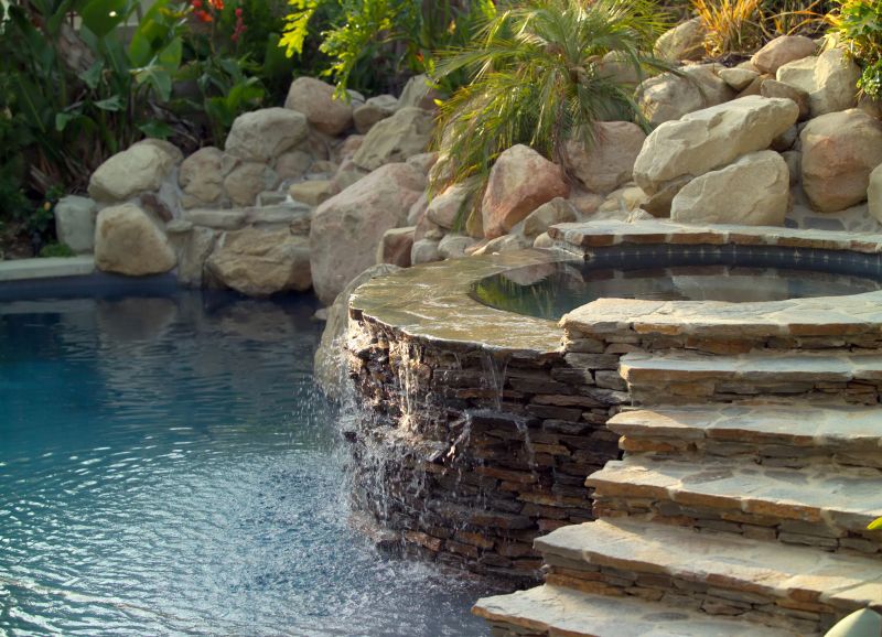 Garden Waterfall Installation